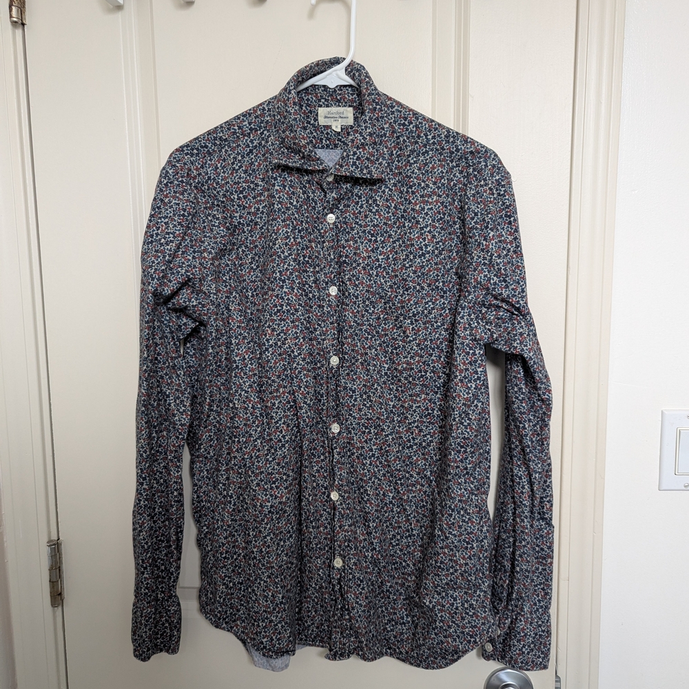Floral Patterned Men's Shirt